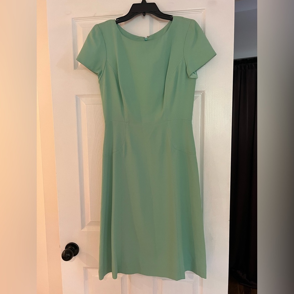 Beautiful Carolina Herrera tea length dress in mint color!